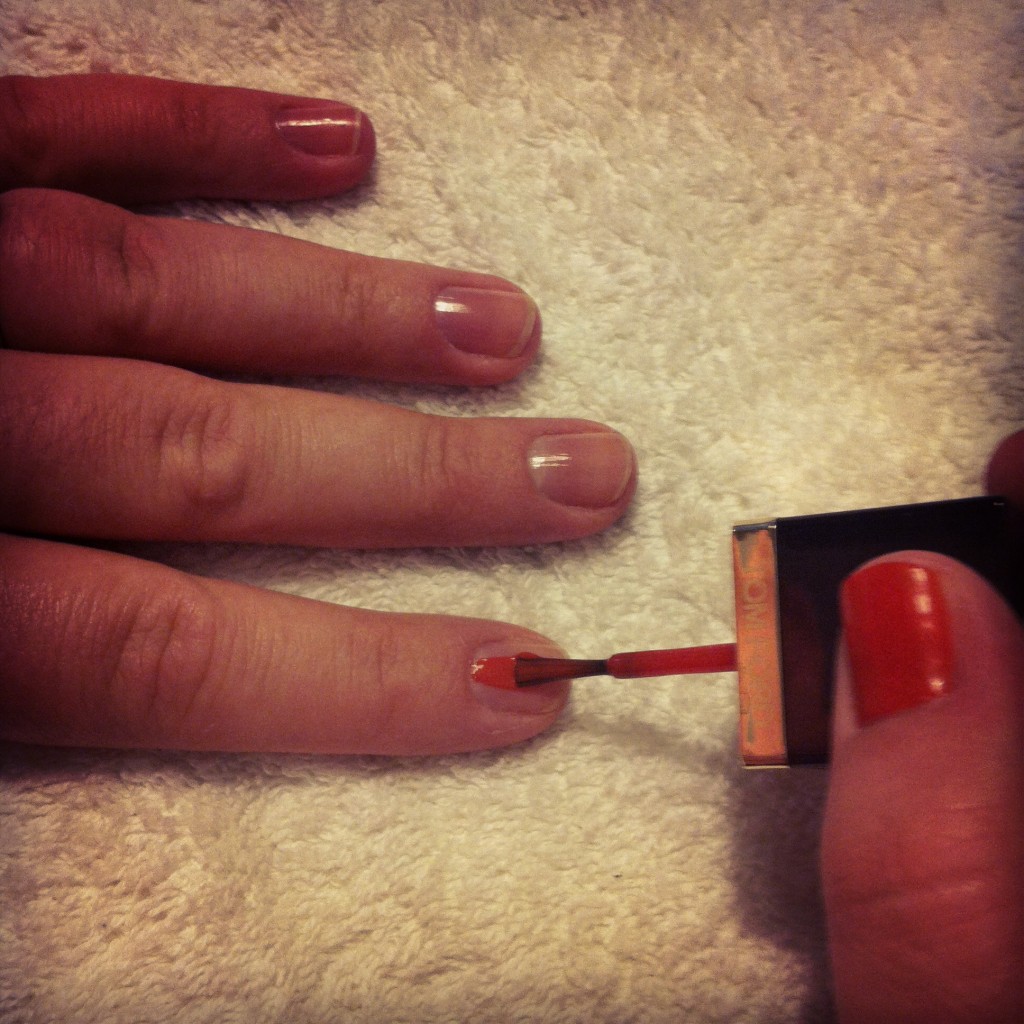 Tom Ford nail lacquer in Ginger Fire